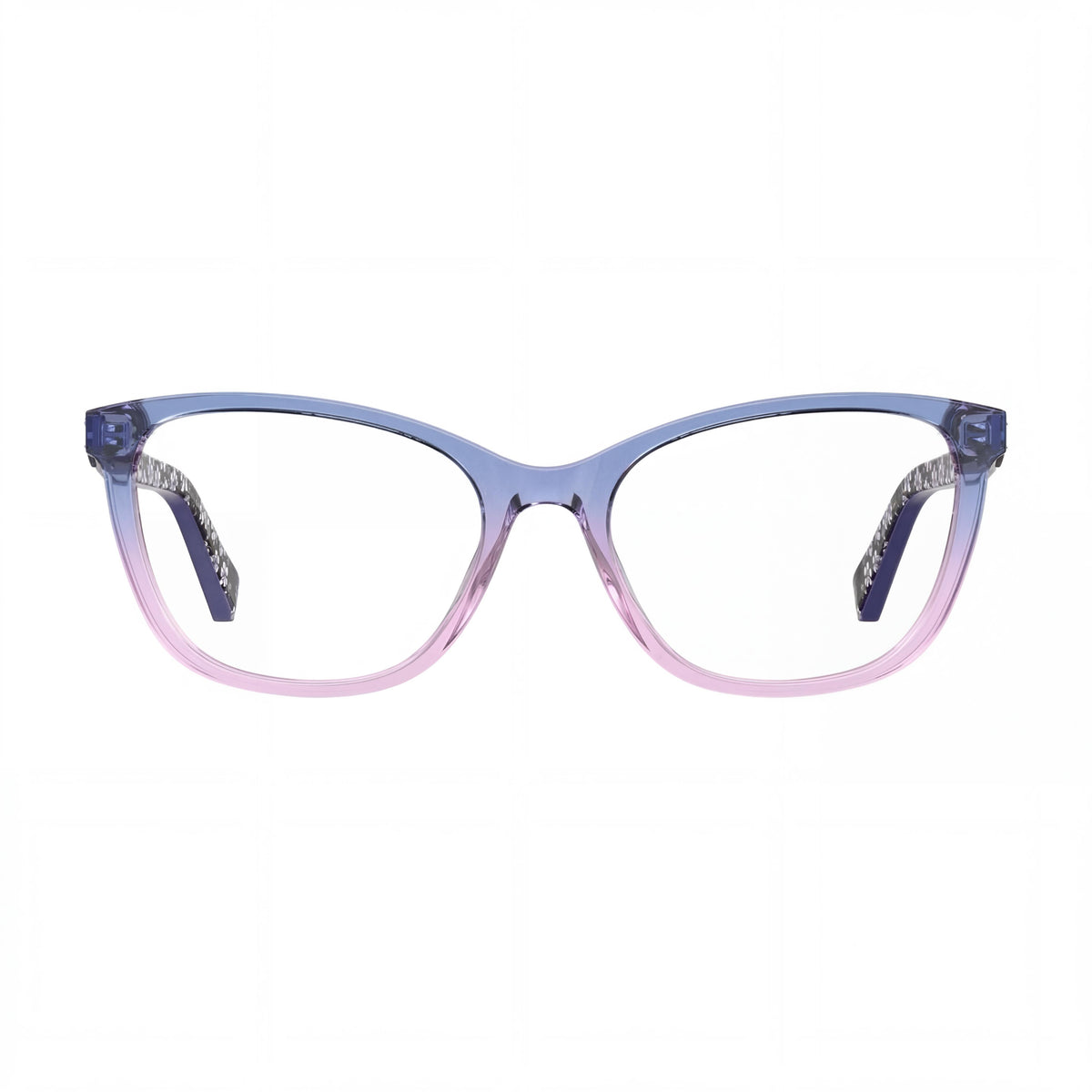Moschino Mol575 Blue Rectangle Eyeglasses for Women, 53mm, Photo 2