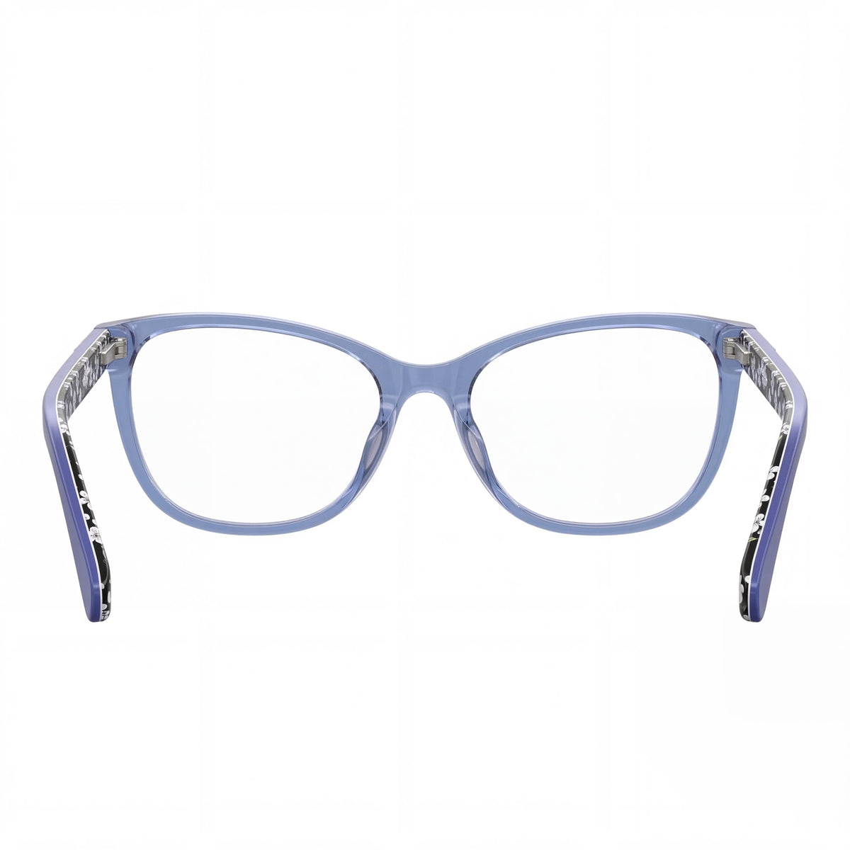 Moschino Mol575 Blue Rectangle Eyeglasses for Women, 53mm, Photo 4