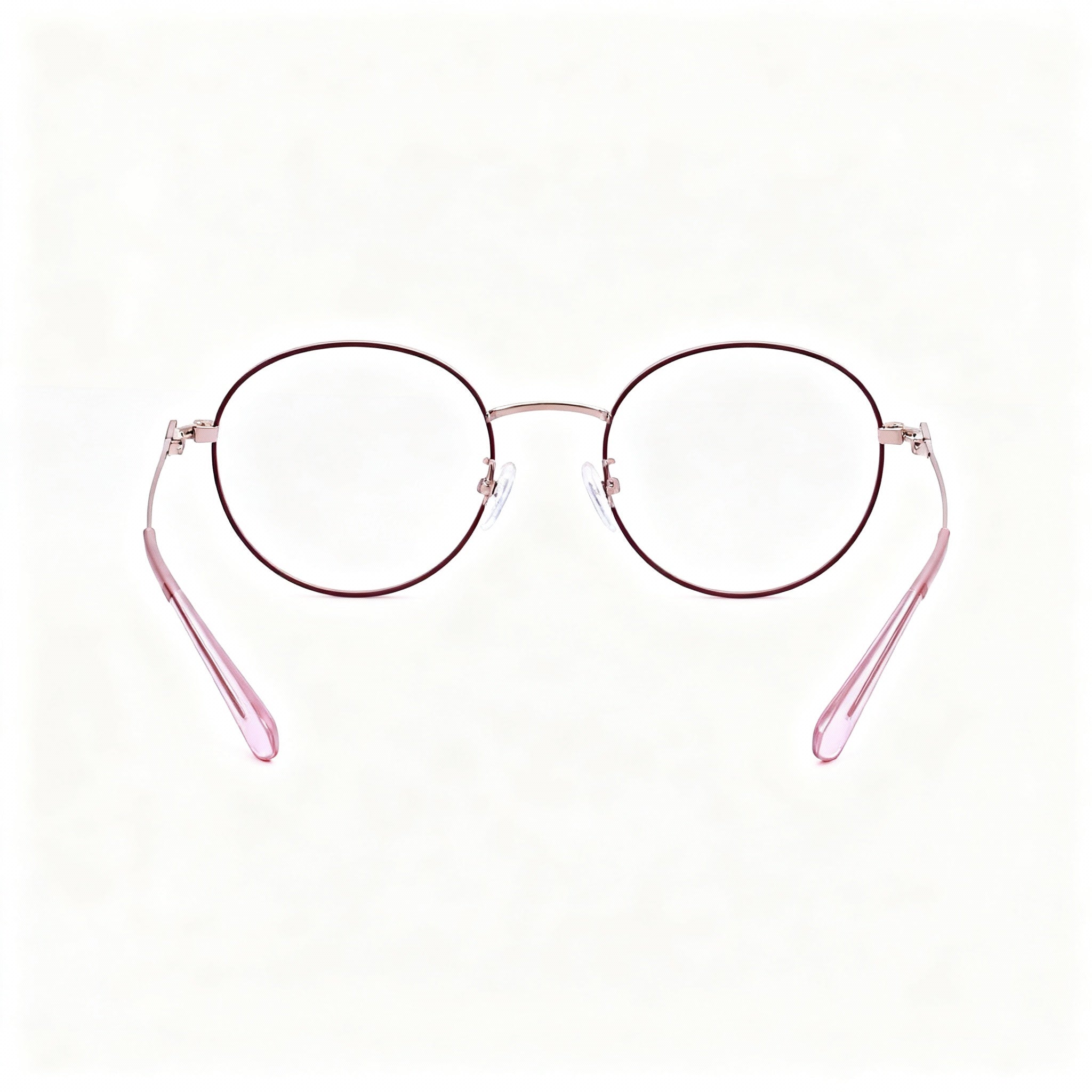 Moschino MOL613 Gold Round Eyeglasses for Women, Alloy Steel 52mm, Photo 4