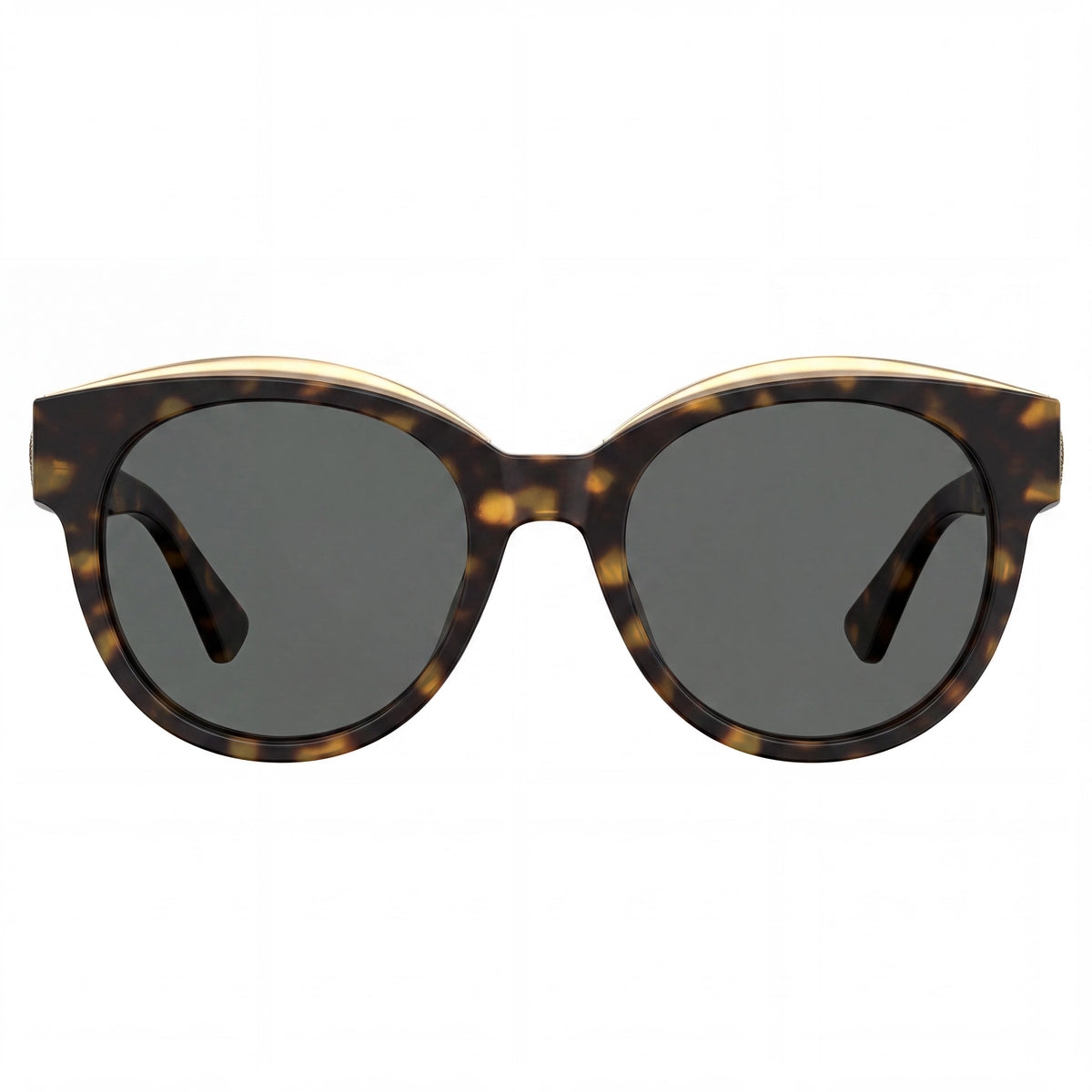 Moschino Mos 33/S Dark Havana Oval Sunglasses for Women, 52mm, Photo 2