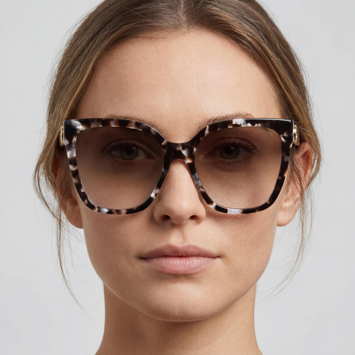 Gafas de sol Moschino Classic para mujer de mariposa de plástico color rosa habana con cristales sombreados, protección UV, no polarizadas, 55 mm, Photo 3