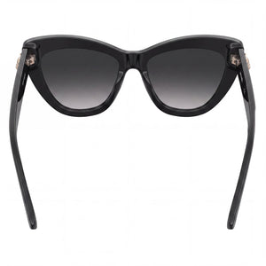 Moschino Mos122/S Cat Eye Sunglasses for Women — interior view, Non-Polarized lens detail