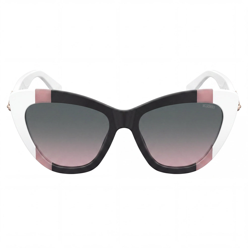 Moschino MOS122/S Cat Eye Sunglasses for Women — front view, Acetate frame