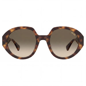 Moschino MOS126/S Round Sunglasses for Women — front view, Acetate frame