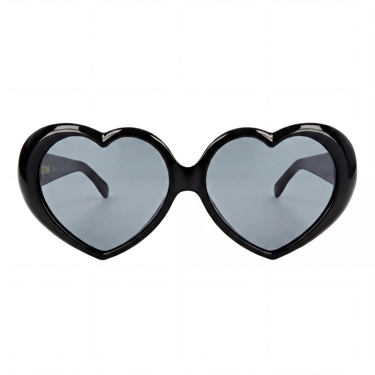 Moschino MOS128/S Black/Dark Grey Oval Sunglasses Unisex, 57mm, Photo 2