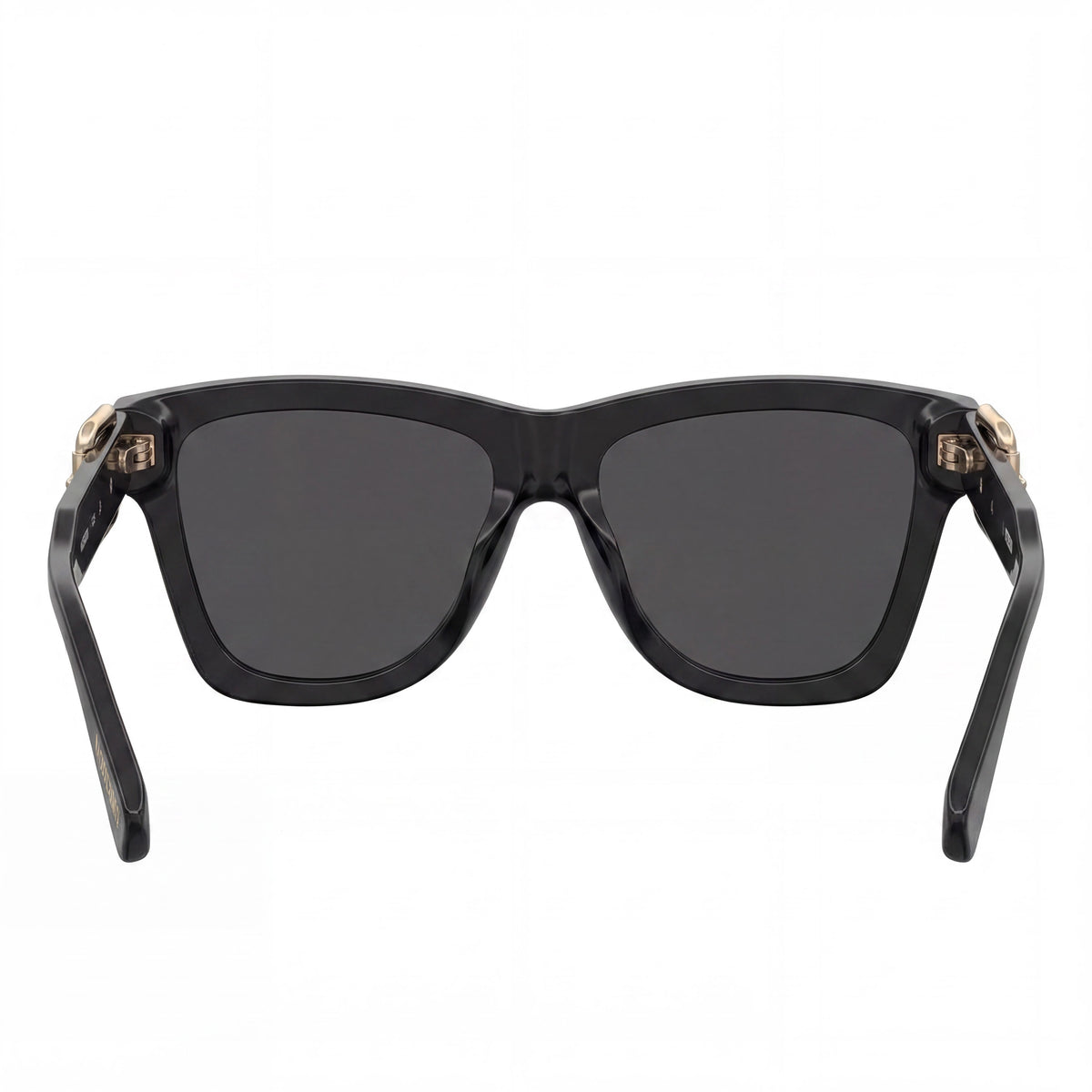 Gafas de sol cuadradas Moschino MOS131/S para mujer, negras/gris oscuro, 54 mm, Photo 4