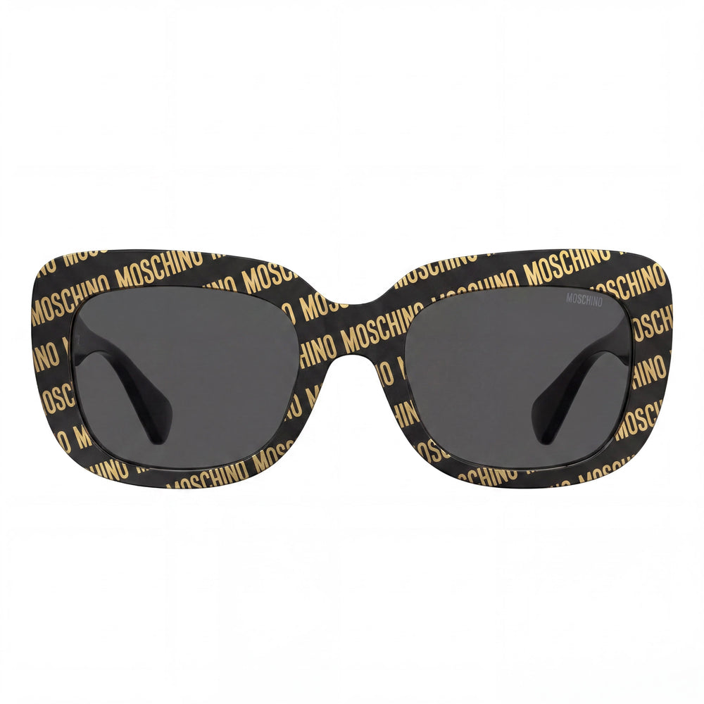 Moschino MOS132/S Butterfly Sunglasses for Women — front view, Plastic frame