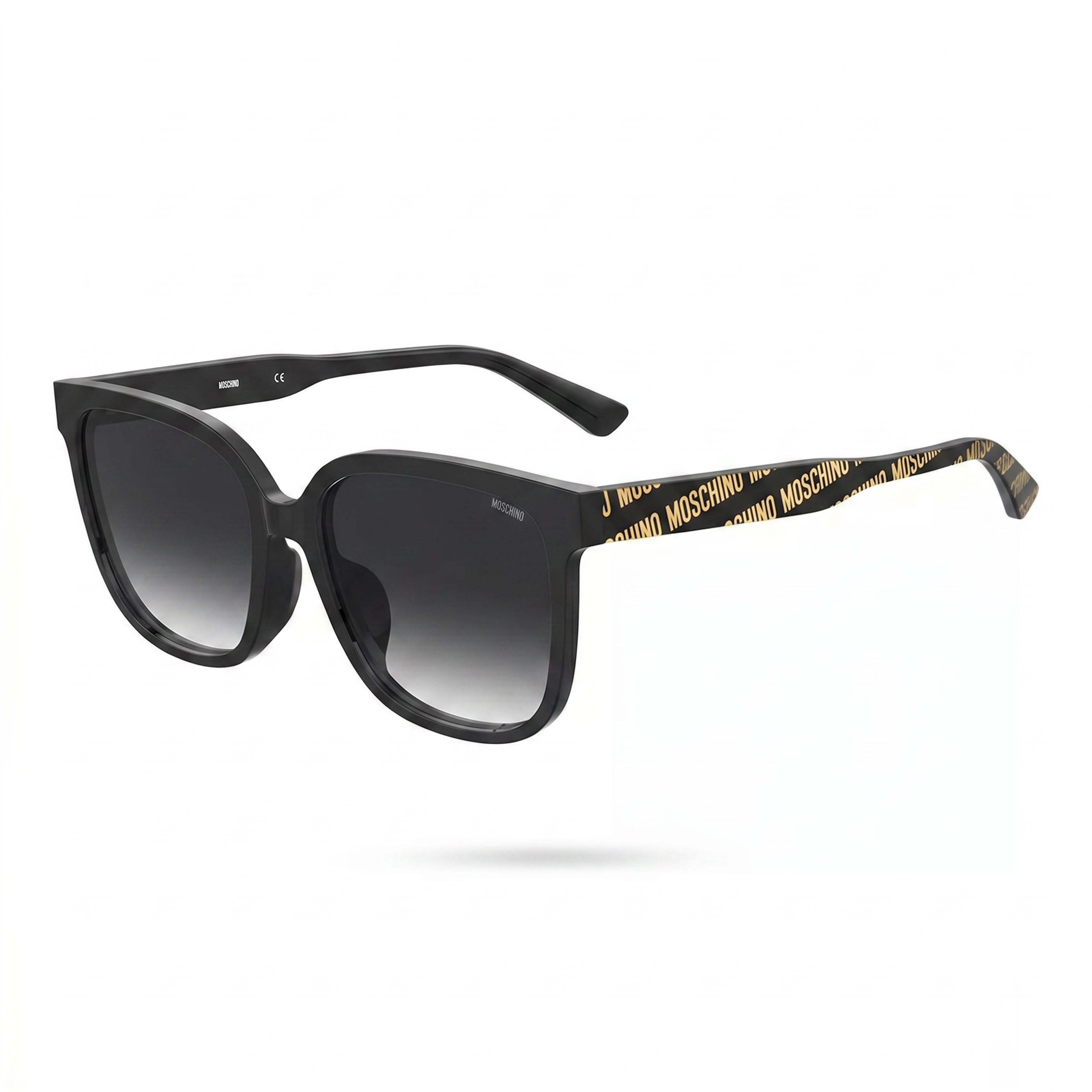 Gafas de sol cuadradas negras Moschino para mujer (MOS134/F/S), Photo 1
