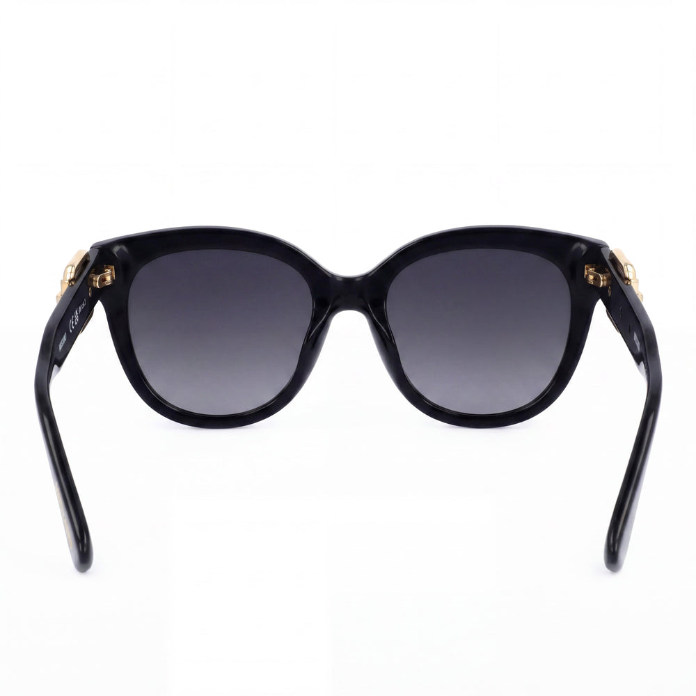 Moschino MOS143 Rectangle Sunglasses Women — side view, Grey lens