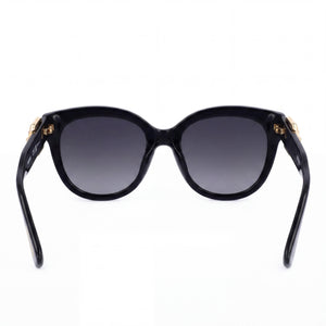 Moschino MOS143 Rectangle Sunglasses Women — side view, Grey lens