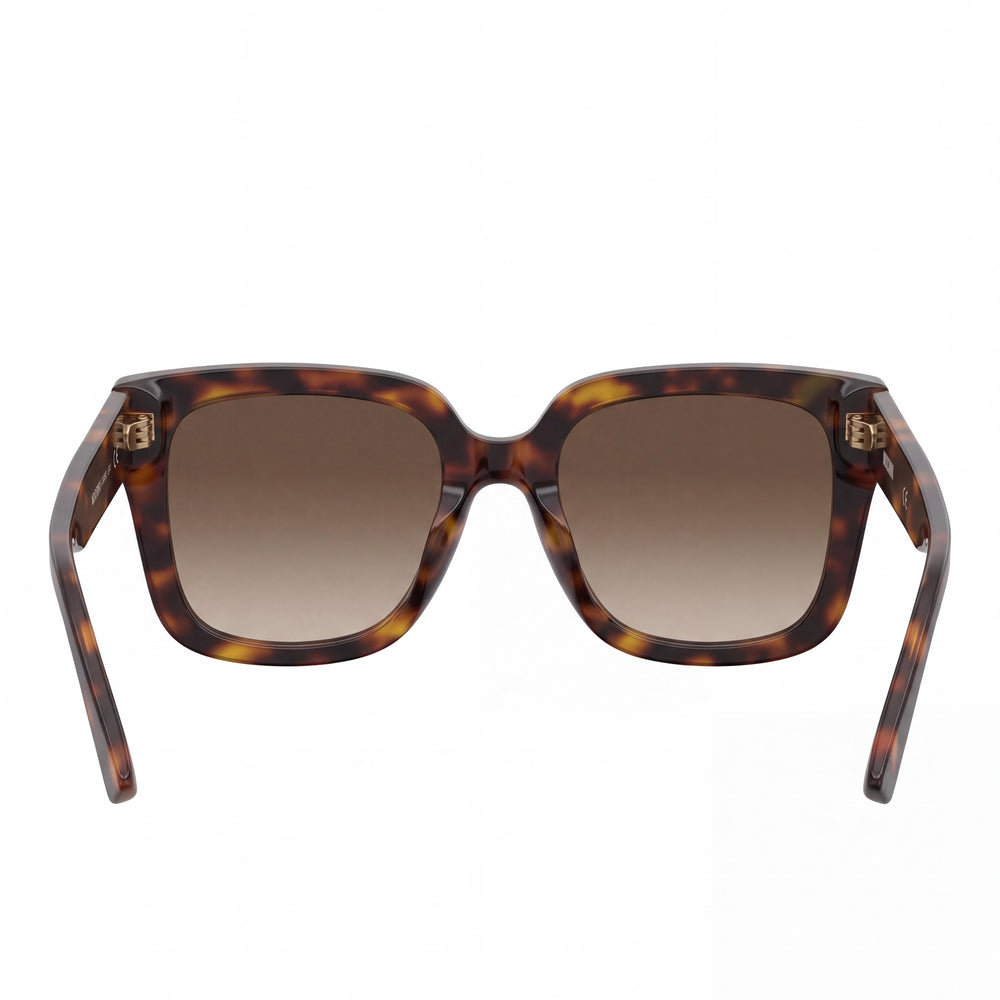 Moschino MOS146/S Square Sunglasses Women — side view, Non-Polarized Brown Shaded lens