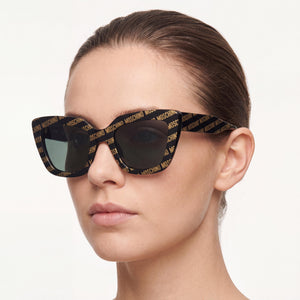 Moschino MOS148/S Black Sunglasses Women — lifestyle wear, coastal walks and seaside afternoons