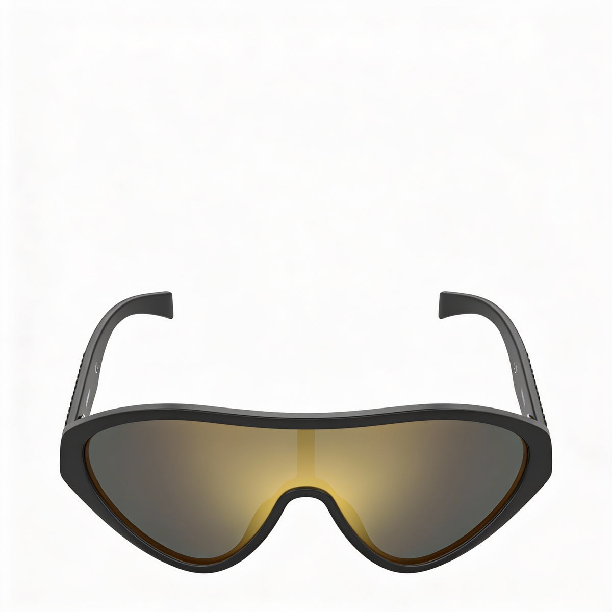 Moschino MOS157/S Gafas de sol unisex tipo escudo negras/doradas, 99mm, Photo 2