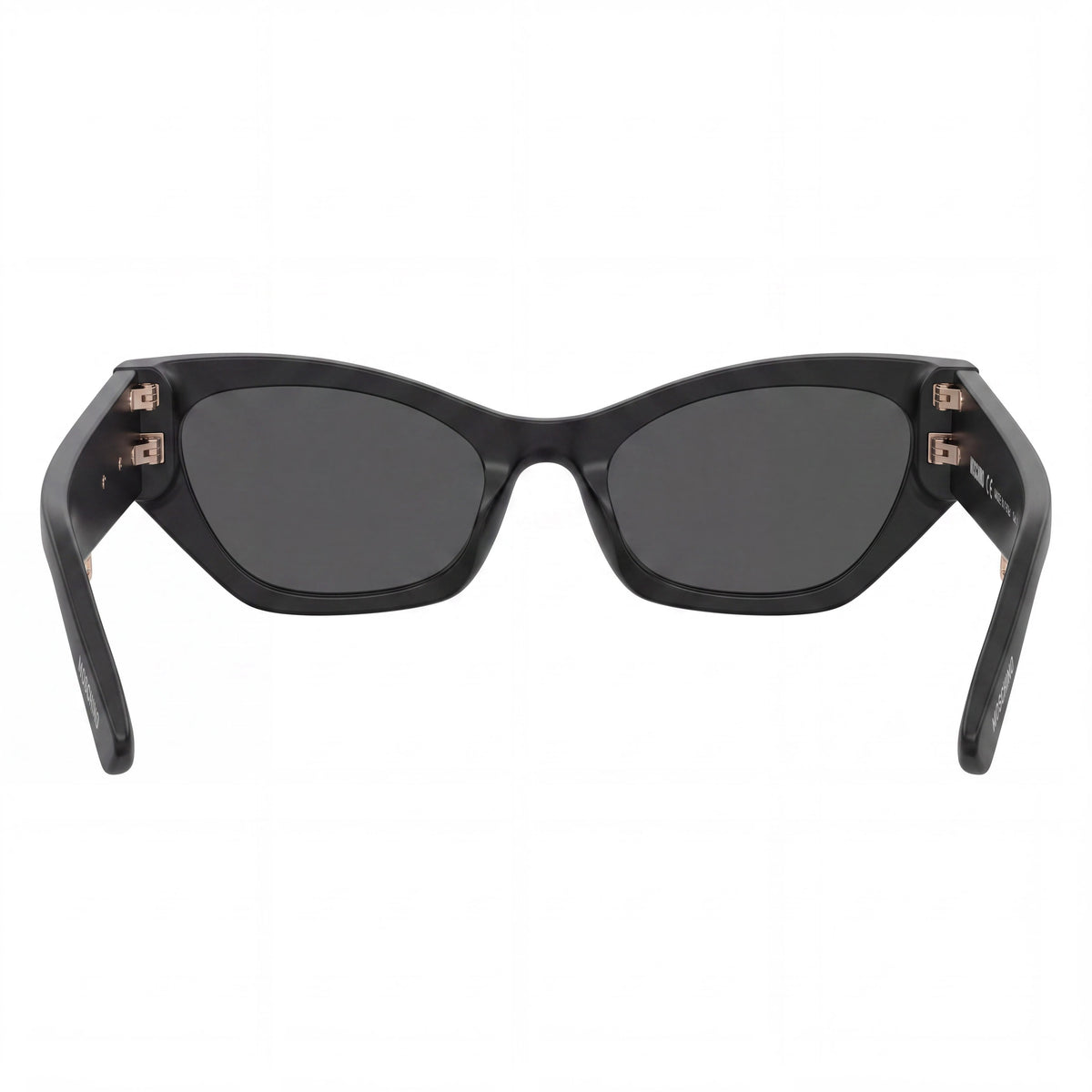Gafas de sol rectangulares Moschino para mujer en negro y gris oscuro, 55 mm, Photo 4