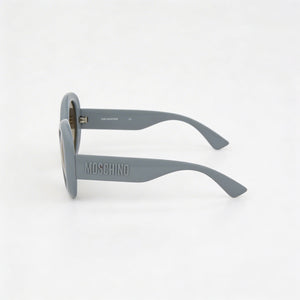 Moschino MOS162/S Oval Sunglasses for Women — front view, Cellulose Propionate frame