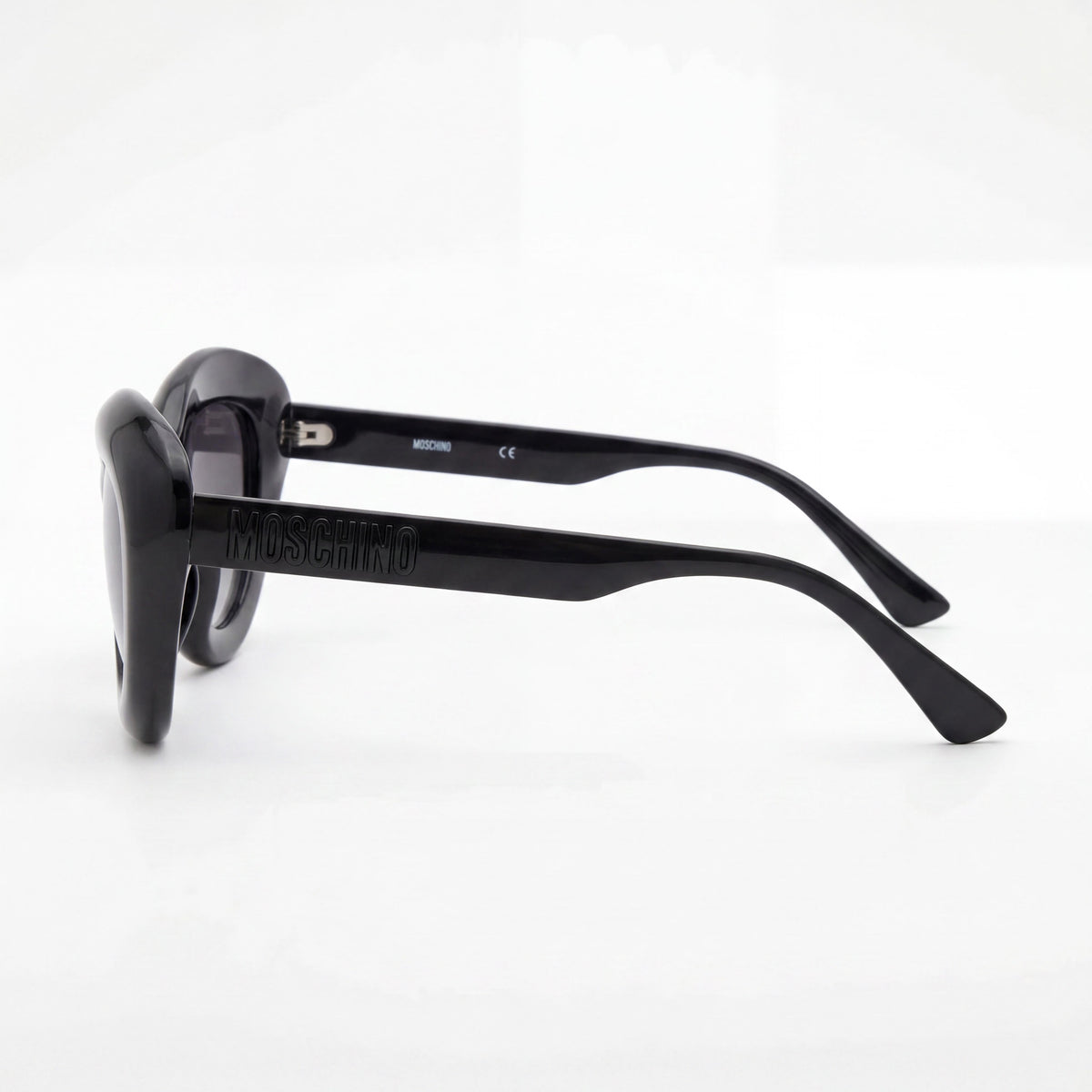 Moschino MOS163/S Black Cat Eye Sunglasses Unisex, 55mm, Photo 3