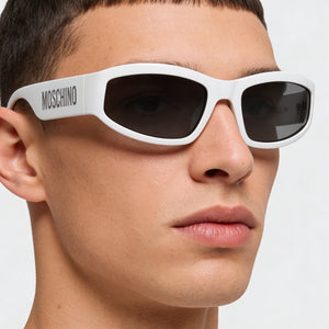 Moschino MOS164/S White Sunglasses Men — lifestyle wear, driving and sunny outings