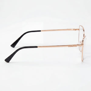 Moschino MOS534 Cat Eye Eyeglasses for Women — front view, Alloy Steel