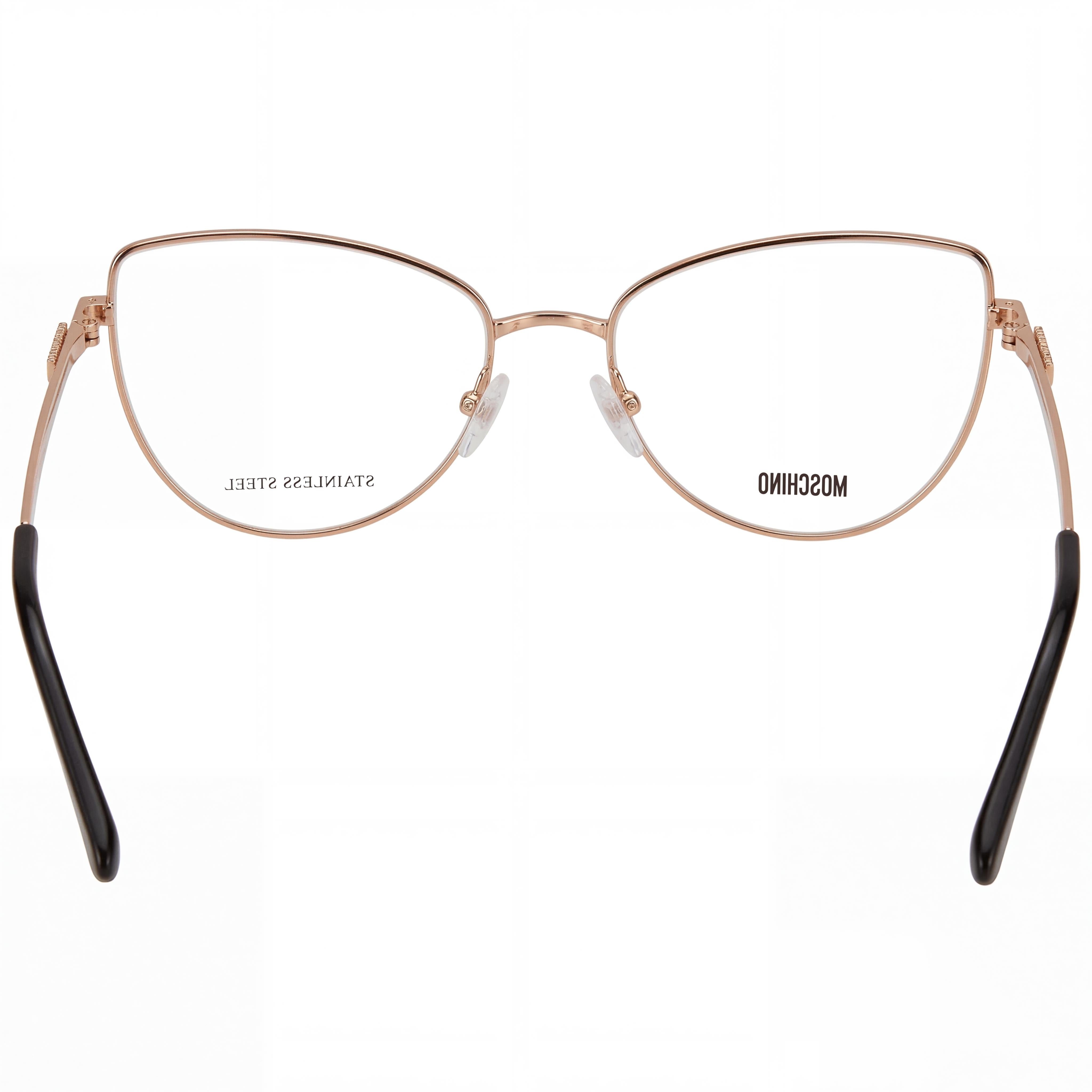 Gafas Moschino MOS534 de Ojo de Gato Oro Cobre para Mujer, 55 mm, Photo 3