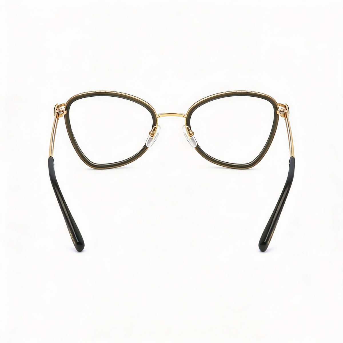 Moschino MOS584 Khaki Cat Eye Eyeglasses for Women, 52mm, Photo 3