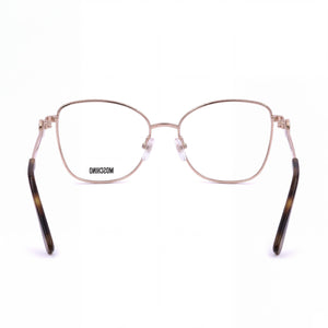 Moschino MOS587 Cat Eye Eyeglasses for Women — front view, Metal