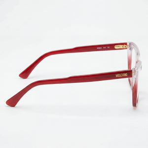 Moschino MOS603 Square Eyeglasses for Women — front view, Acetate