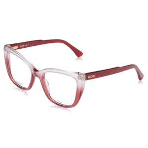 Moschino MOS603 Red Square Eyeglasses for Women, Acetate frame