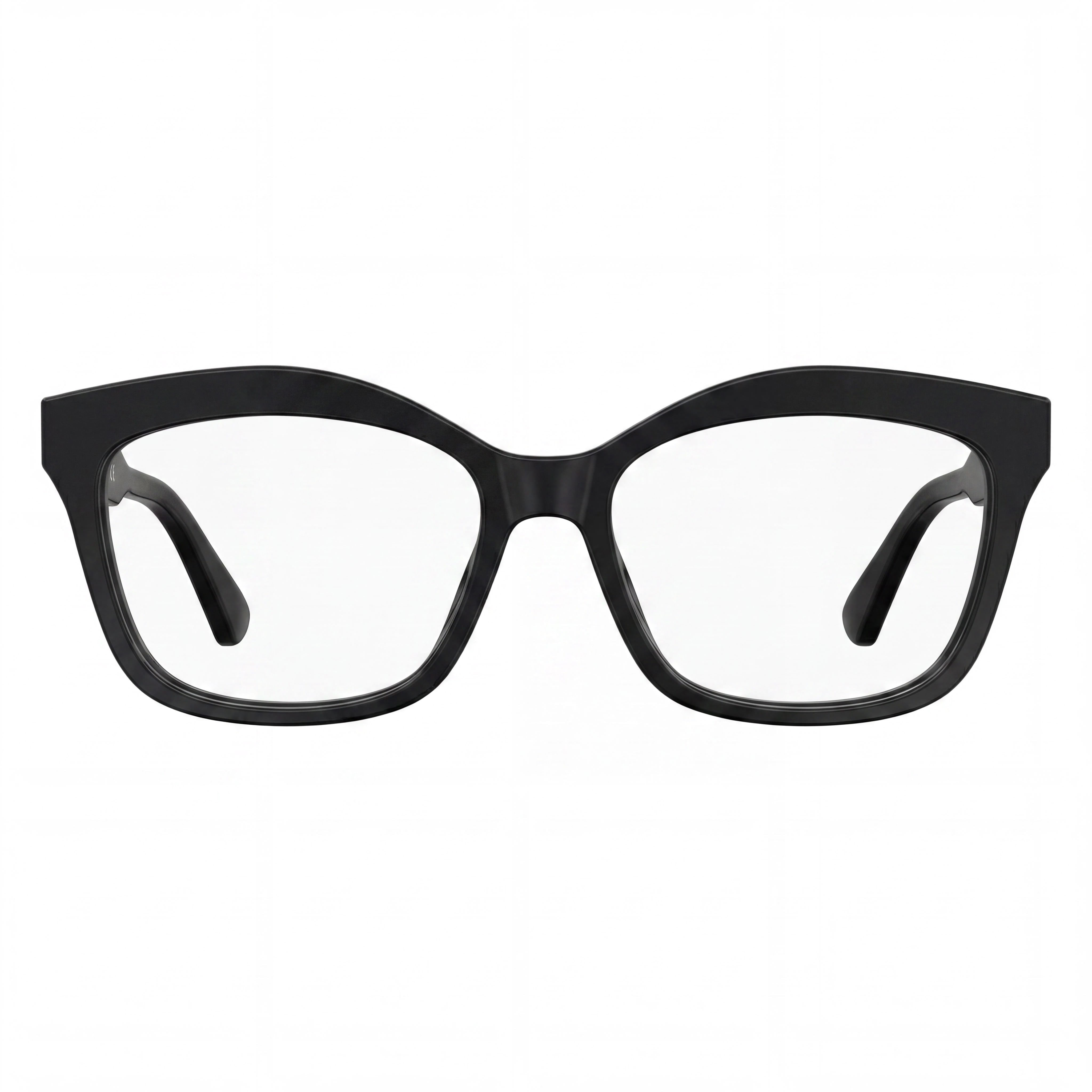 Moschino MOS606 Gafas para mujer de ojo de gato negras, Plástico, Photo 2