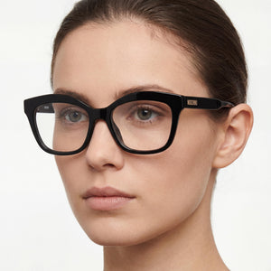 Moschino MOS606 Black Eyeglasses Women — lifestyle wear, office and reading