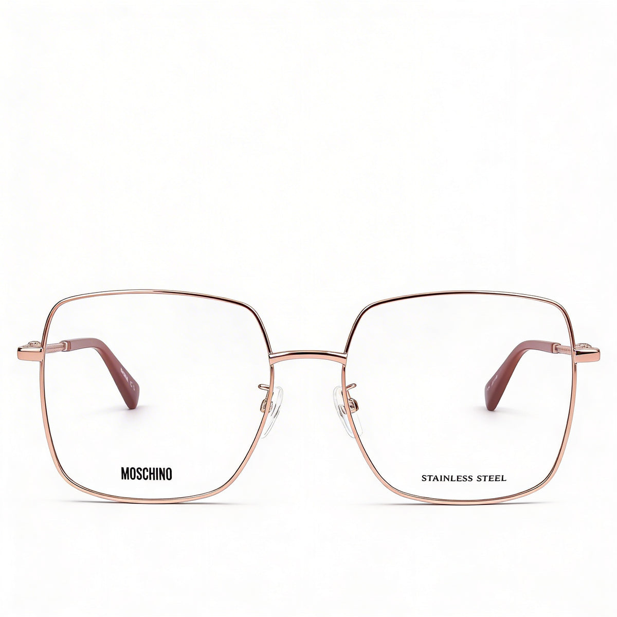Moschino Mos615/g Gold Copper Rectangle Eyeglasses for Women, 56mm, Photo 2