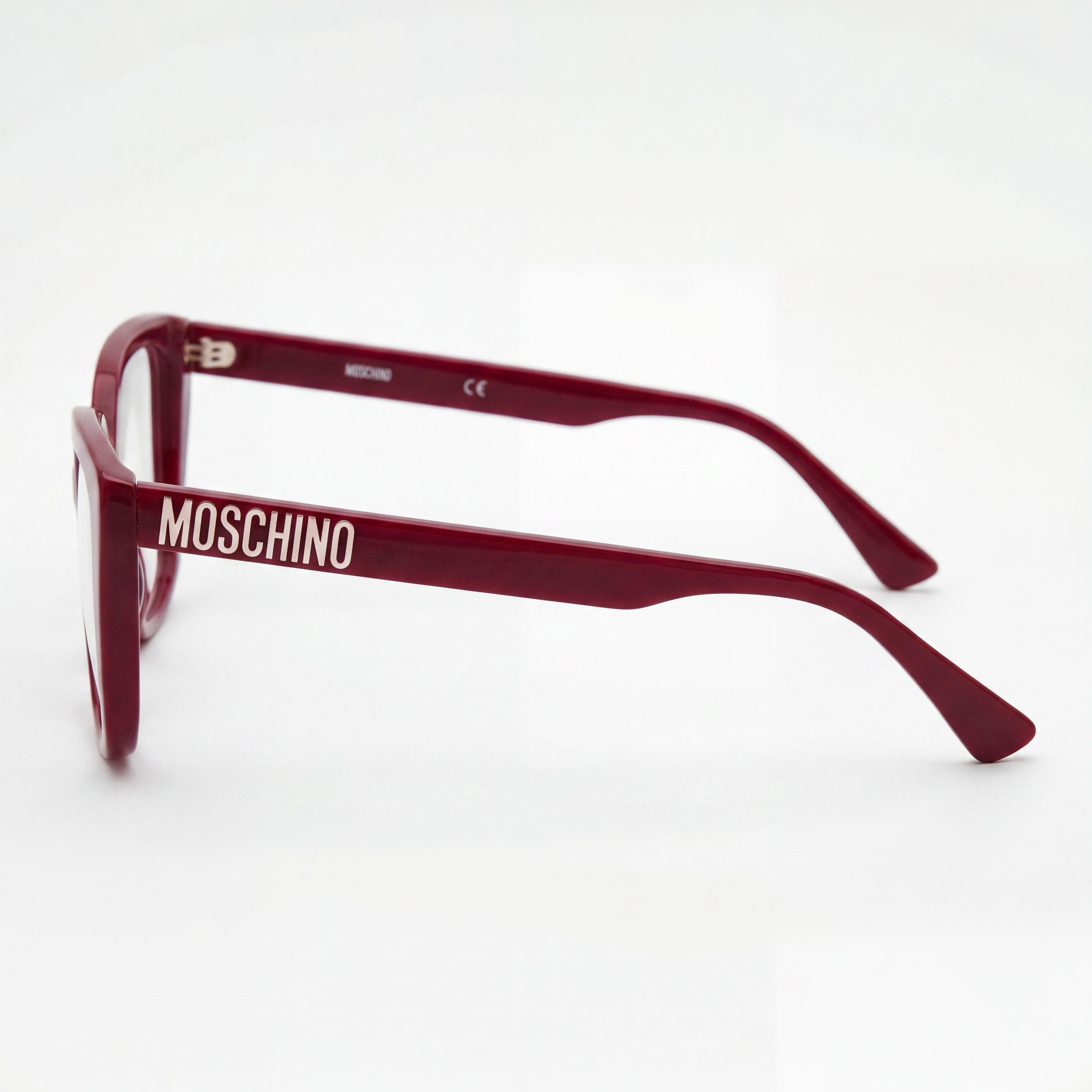 Gafas de sol unisex Moschino Mos622 de acetato, policarbonato rojo, montura multicolor, no polarizadas, 53 mm, Photo 3