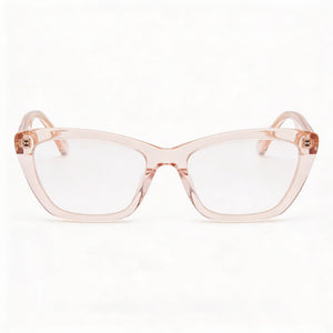 Moschino Mos629 Rectangle Eyeglasses for Women — front view, Acetate