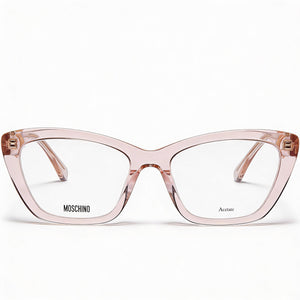 Moschino MOS629 Rectangle Eyeglasses for Women — front view, Acetate