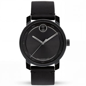 Movado 3600918 Black Dial Stainless Steel Men's Watch, 41mm