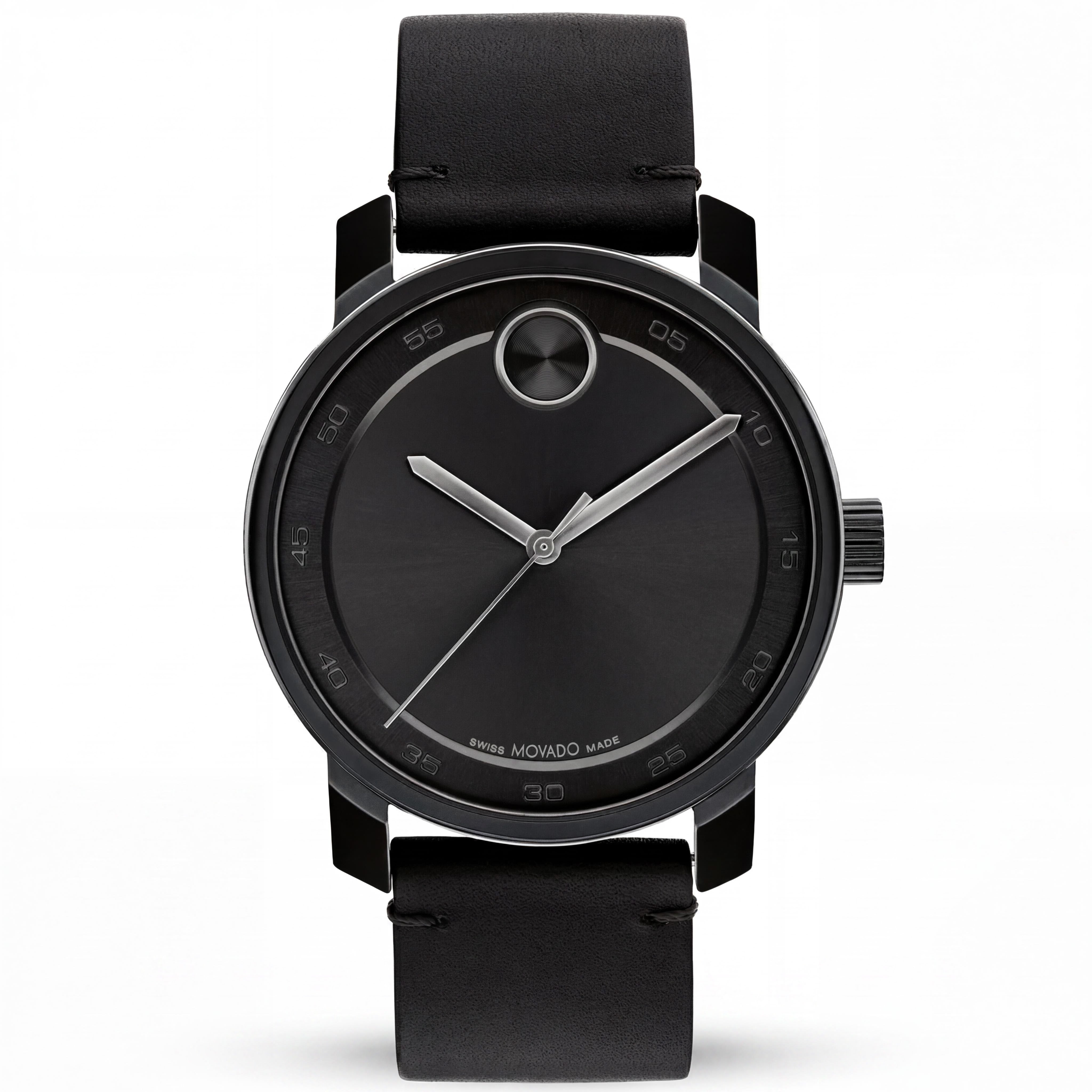 Movado 3600918 Men's Watch, Black Dial Stainless Steel 41mm, Photo 1