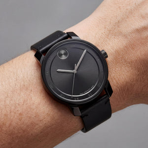 Movado 3600918 Men's Watch — side view, Stainless Steel case 41mm