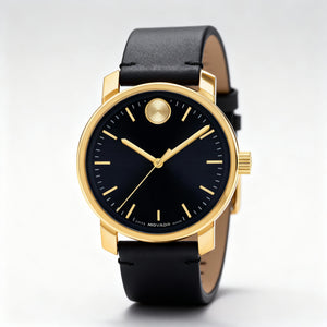 Movado Men Watch — front view, Quartz movement 38mm