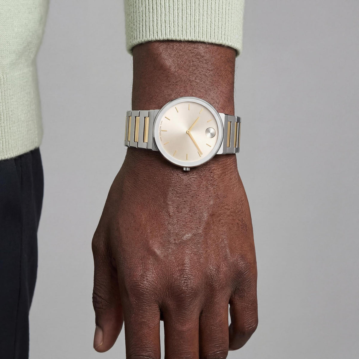 Movado Modern Bold Horizon 3601075 Unisex Silver Watch, 40mm, Photo 3