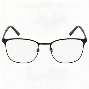 Nautica Modern Square Eyeglasses for Men — front view, Metal