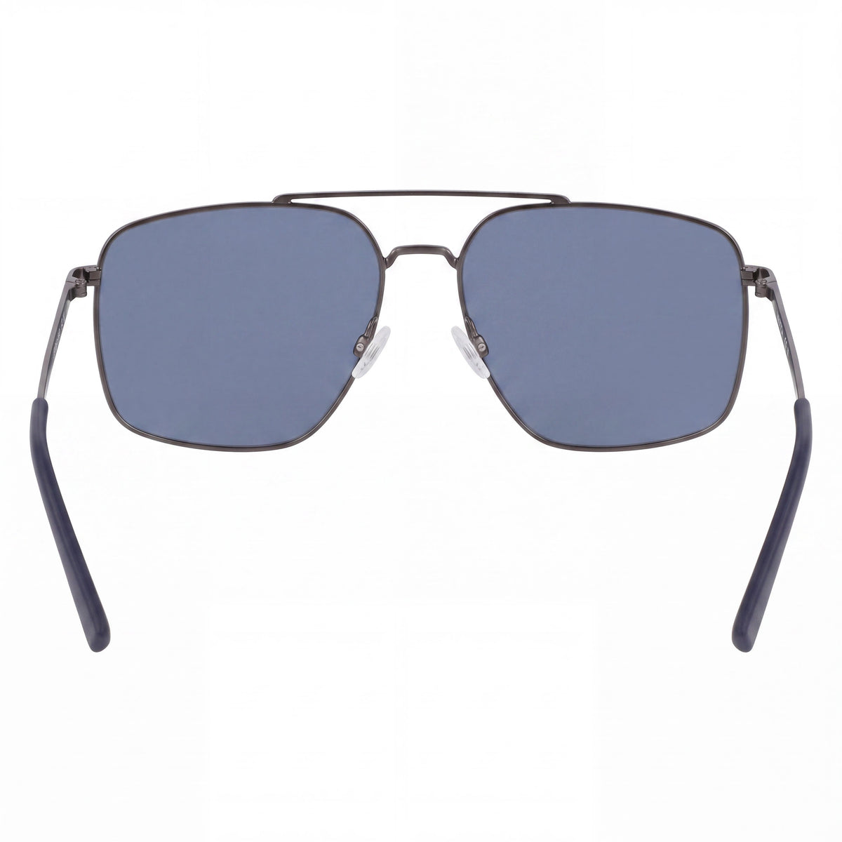 Gafas de sol Nautica N106sp para hombre, con protección UV, armazón de metal, color gris plomo mate, lentes azul humo de 59 mm, Photo 4