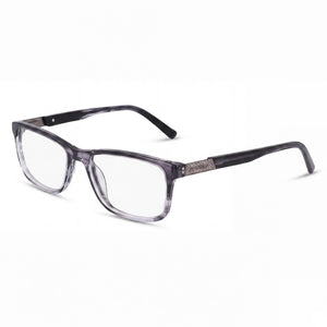 Nautica N8177 Gray Rectangle Eyeglasses for Men, Metal frame
