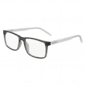 Nautica N8182 Gray Rectangle Eyeglasses for Women, Metal frame