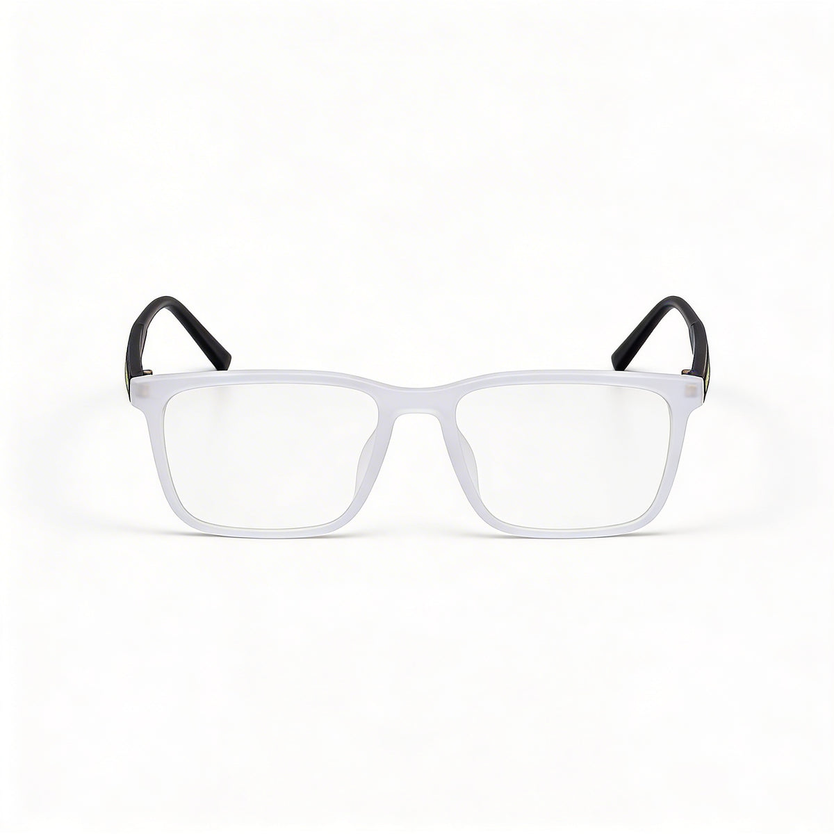 Nautica N8183 Matte Crystal Rectangle Eyeglasses for Men, Metal 54mm, Photo 2