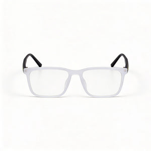 Nautica N8183 Rectangle Eyeglasses for Men — front view, Metal