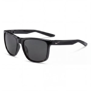 Nike 419678 Black Square Sunglasses for Unisex, Grey lens