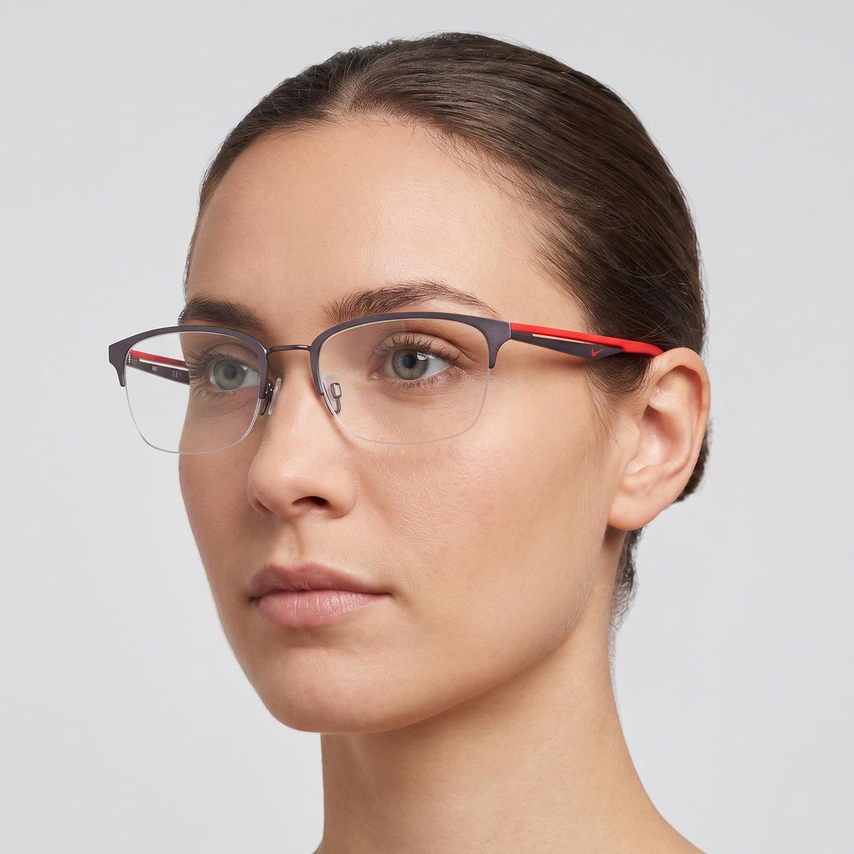 Nike 4316 Multicoloured Rectangle Eyeglasses for Women, 53mm, Photo 4