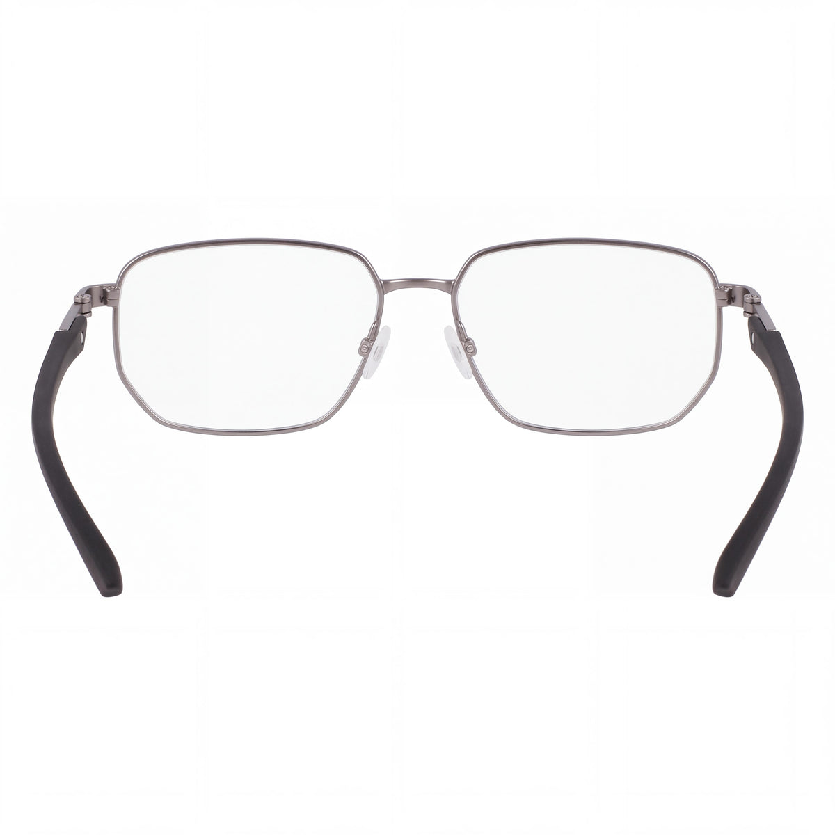 Gafas Nike 4317 para hombre con montura de metal y lentes que no son de policarbonato, color gris plomo satinado/negro, 57 mm de ancho de lente, Photo 3