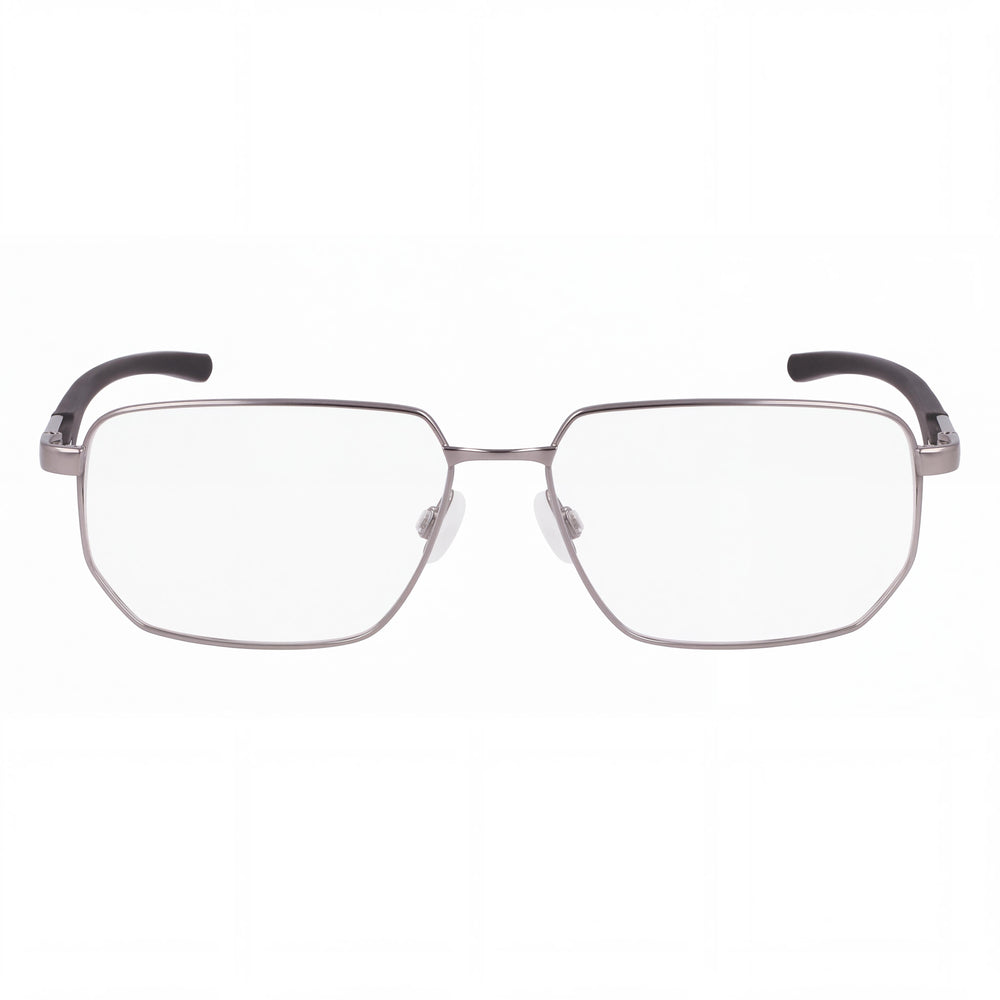 Nike 4317 N Rectangle Eyeglasses for Men — front view, Metal