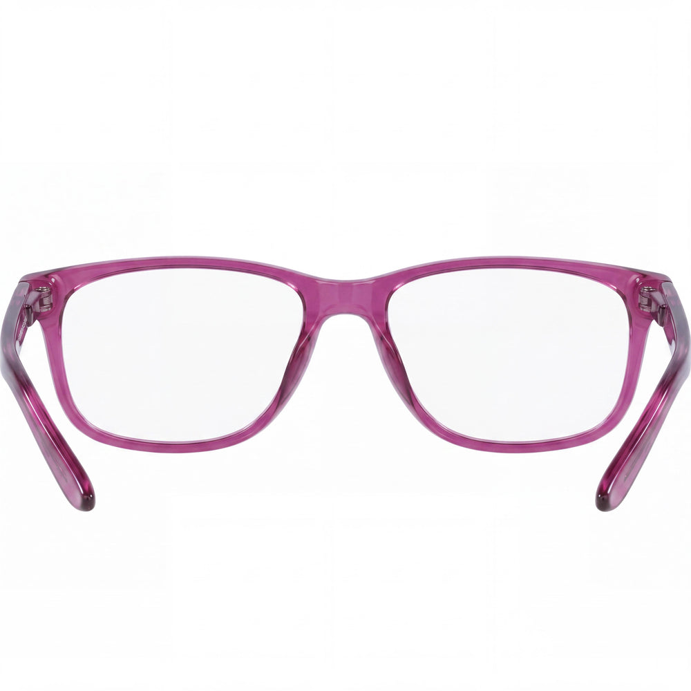 Nike 5019 40698 Rectangle Eyeglasses Unisex — side view, Pink Metal temples