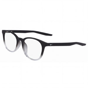 Nike 5020 40699 Matte Black Fade Oval Eyeglasses for Men, Alloy Steel frame